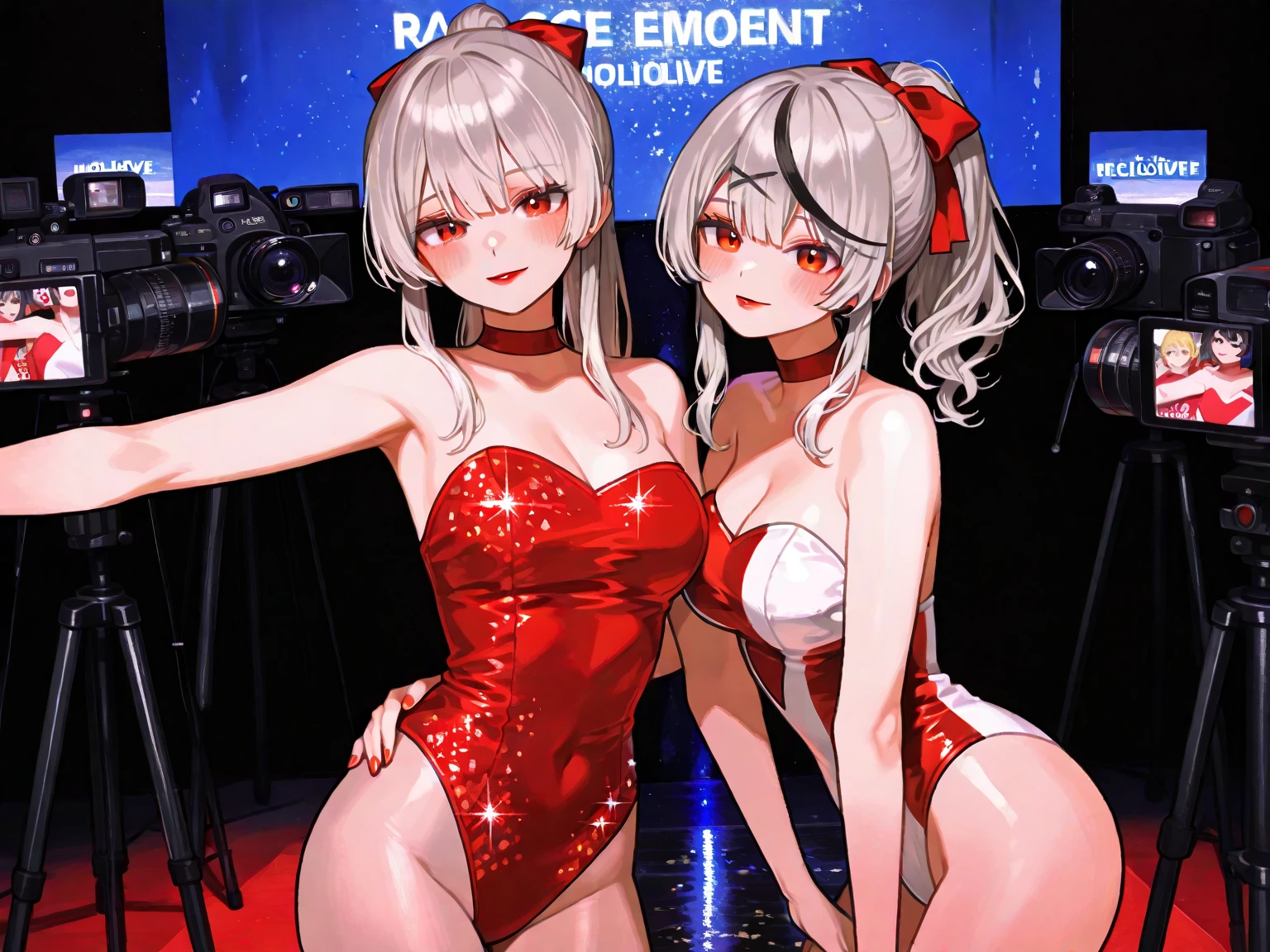 {{Nsfw:5.0}},8K，ultraclear，one-girl，Wear vest and red cheongsam，Wear vest and  red cheongsam，Wear vest and short red cheongsam，Royal sister，Around 10 years old，黑The eye，flat tit，Tight，Face optimization，Open the thighs，see face，{{{see-through:5.0}}}，french braided hair，Hold your chest with your elbows，chineseidol，Side shooting，nail art，Five fingers，Standard stature，8K，raised head，panties shot，There are side breasts，Be red in the face，Full Body Sweat，See the armpits，See the armpits，，When you see your armpits, you can see your side breasts，duck sitting,Wear cloth shoes，Five fingers，two hands，Sit on your knees，((hand to pussy))、squatting、open legs、white buggysocks、shoes、Shoot from below、classroom,Nipples,oppai,small breast,flat chest,exposure,pussy,masturbation,tits,flash ,vaginal finger,{{spread pussy:5.0}},hand to pussy,silver hair,