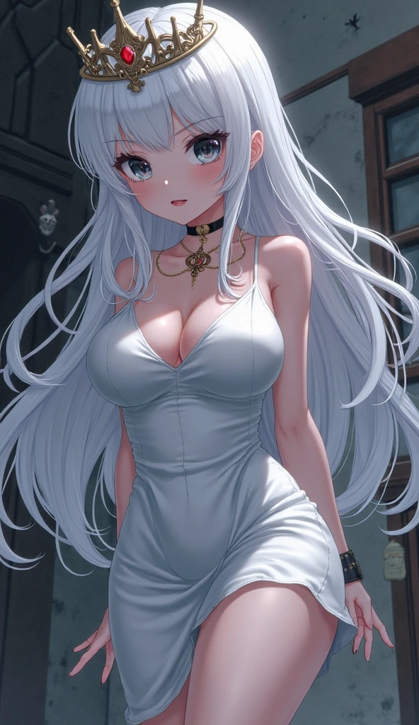 white naked suspenders,<lora:ÐодÑÑжки на голое Ñело(naked suspenders):1>, <lora:ФÑиÑен пÑовожаÑÑÐ°Ñ Ð² пÑоледний пÑÑÑ(Frieren, twintails, earrings(Ñм одеждÑ):0.7>, Frieren, twintails, earrings,white hair, small breasts, flat, anime style, anime colors,detailed anime,animeHD, anime eyes, bigger eyes, high quality anime, large anime pupils, 1girl in full growth, best quality, masterpiece, ultra-detailed, high quality,perfect anatomy, perfect full body, (detailed full body), good eyes, perfect face, pretty face