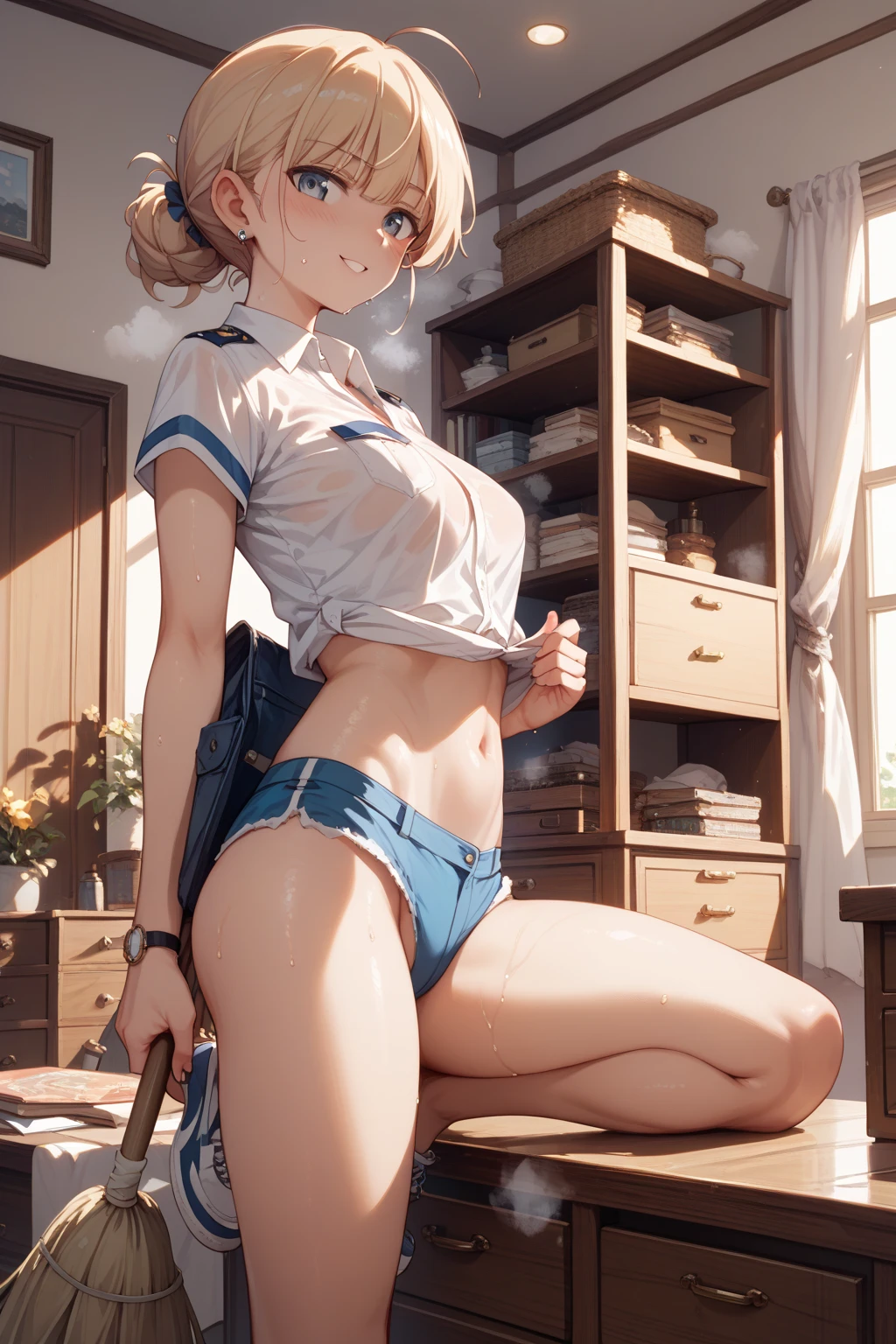 (((night,真night中))),((Dark atmosphere)),(whole body),((Perfect Anatomy:1.2,Realistic:1.3,Raw photo:1.3,masterpiece、highest quality、Ultra - High resolution、High resolution、Extremely detailed CG、8k)),((attractive way to sit)),((((Crouching pose)))),1 female,alone,18-year-old、High school girl beautiful girl,Japanese,((Beautiful and exquisite face and eyes:1.2,Big beautiful eyes:1.0,)),(Brighten your eyes),((Beautiful woman))、((Blonde)),Long Hair,(Center parted hair:1.4,amount),Medium chest,((slim body)),Small Head:1.3,skinny,(Brown Skin:1.8),(Oily skin,Glowing Skin,Shiny skin,Sweat:1.4),(((school uniform、Dark blue blazer jacket、((White Shirt))、Checkered pleated mini skirt))),(prostitution),((show off bra:1.1)),((open legs:1.5)),Dirty back alley、Tokyo、((Turn your body forward)),(lonely),((Feeling melancholy))、Stick out your crotch、(Detailed depiction of the crotch),(Apathy),(Lucky)、((Expressionless))、break,(((satin bra)))、(((Satin panties)))、(shiny bra:2),((Shiny panties:2))、((((Bra and panties in the same color))))