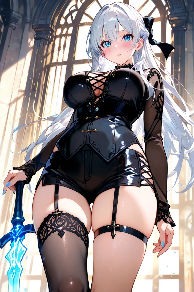 ((seductive anime girl:1.2))、Warping the body、((open mouth:1.2))、((beautiful eyes:1.3))、((huge breasts:1.3))、upper body、((large hip))、cleavage cutout、crotch focus、Emphasis on breasts、cameltoe、((full body)) 、Glossy realistic skin texture、shiny skin、masterpiece, ultra-detailliert, 8k, hiquality, Top image quality, Smooth texture、watercolor
