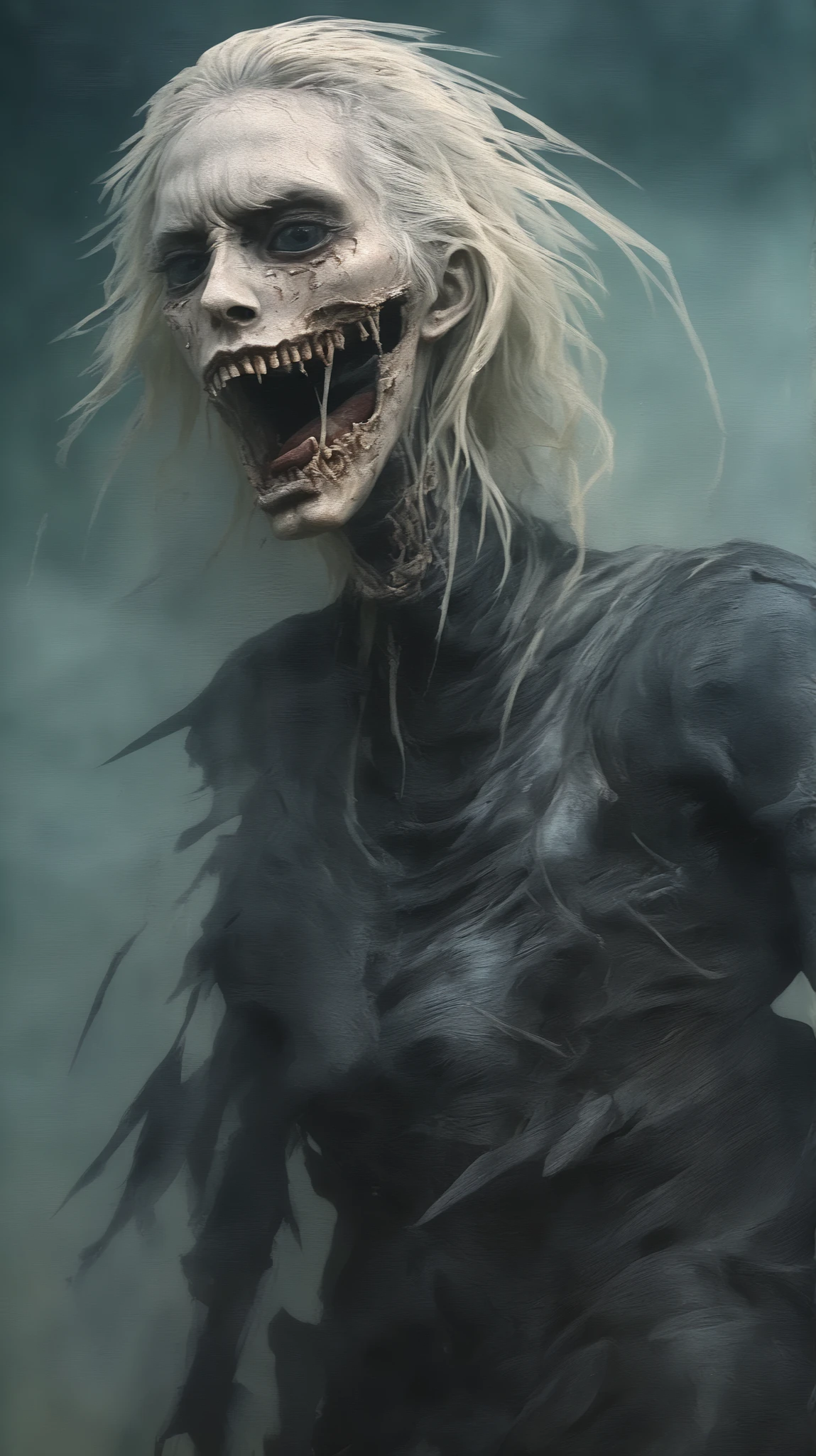 Euan Uglow Style page,arot card illustration, best quality, 4K, 8K, high-res, masterpiece:1.2, ultra-detailed, realistic, photorealistic:1.37, oil painting, dramatic lighting, aged paper background, colorful brush strokes, gritty texture, dripping ink, dark and moody atmosphere, skull-faced warrior, expressionless face, intense gaze, weathered armor, worn-out sword, ancient runes, crow feathers, ominous stormy sky, macabre horror vibes, vintage style, haunting mood, inspired by grim reaper.oil painting,colorful,brush strokes,dramatic lighting,horror,skull man warrior,aged paper,aesthetic,dripping ink,gritty texture,dark and moody atmosphere,detailed facial features,expressionless face,intense gaze,weathered armor,worn out sword,ancient runes,crow feathers,ominous background,grim reaper vibes,haunting,creepy,macabre,vintage style,anime - style image of a woman dressed in a white and blue outfit, knights of zodiac girl, portrait knights of zodiac girl, high priestess, anime goddess, ((a beautiful fantasy empress)), nostalgic, heart aches due to lost memory, sadness but happiness in reliving memory