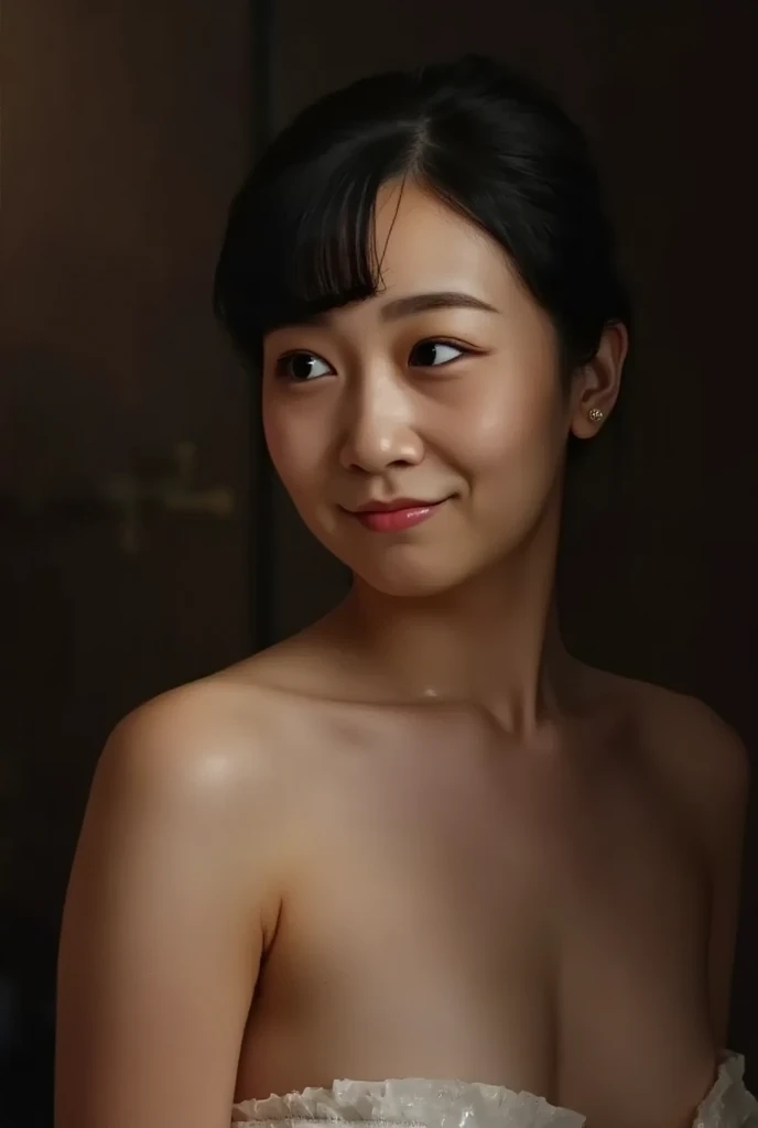 SeaArt Bot Upscaling Default 2023/09/29 12:38:39 (realistic、Photoreal:1.3)、(I'thin, Cute 25 year old girl.:1.4)、(full nude:1.5)、(please show me your chest:1.8)、(beautiful nipples:1.3 )、white skin、(difficult :1.4)、((small breasts))