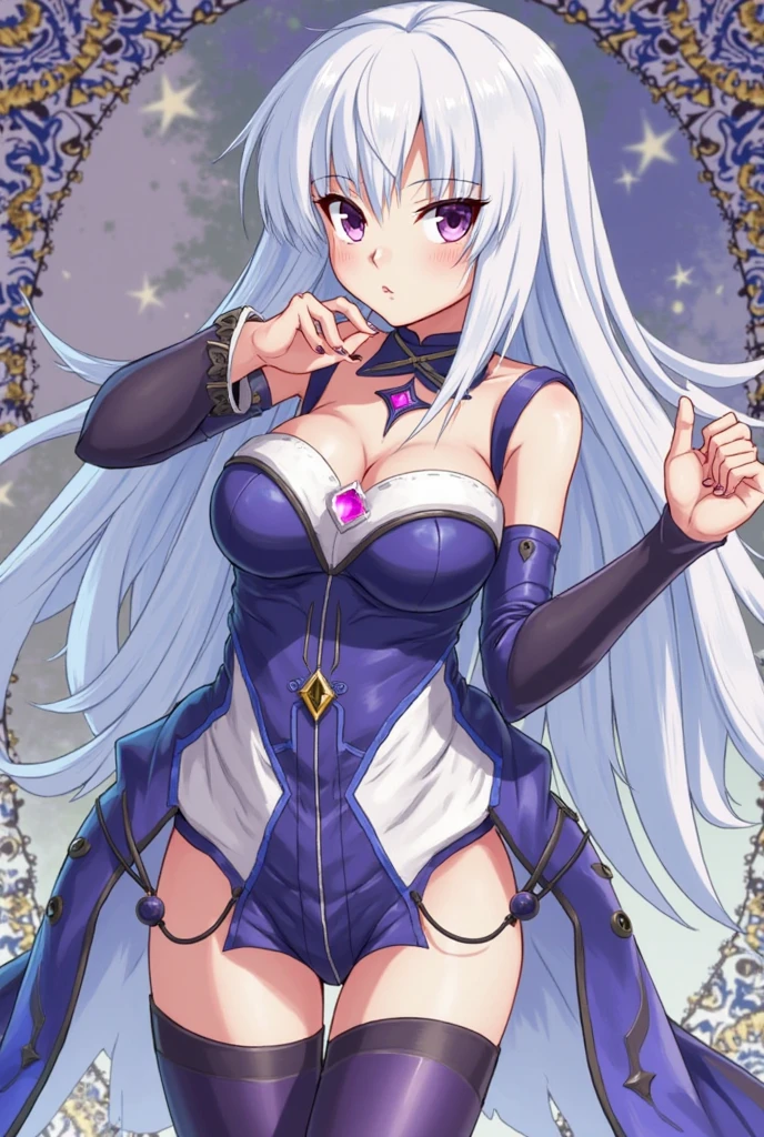(​masterpiece),(Top image quality), teens girl,((ultra-definition)), (High Definition CG Illustration), (deadpan),,NSFW,, (​masterpiece:1.16), (Top image quality:1.32),(meticulous_detail),(hight resolution:1.1),(Highest illumination:1.1), (Best Shadow:1.1), (extremely delicate and beautiful),(Proper shading:1.1),(illustratio:1.1),(finish:1.1),Duplication,(Appropriate posture),(Proper configuration),(Ultra-precise_built:1.2),trimming,(Outline highlighted in bold),(A detailed face),(beautidful eyes),(Thick_Dense_skin:1.16),(Ultra-precision muscles:1.16),Bold_Eyelashes,(soft cheeks:1),white backgrounid,1girl in, transformation Girl,Complex,silber hair,Longhaire,Purple eyes,Bright eye,Beautiful eyes,deadpan,Off-shoulder suit,thighs thighs thighs thighs,Decadent behavior,, Beautiful Female, Anime Manga, Anime Girl, Cute transform heroine girl, beautiful woman, oppai, Seductive Anime Girl, transformation heroine, an oppai,