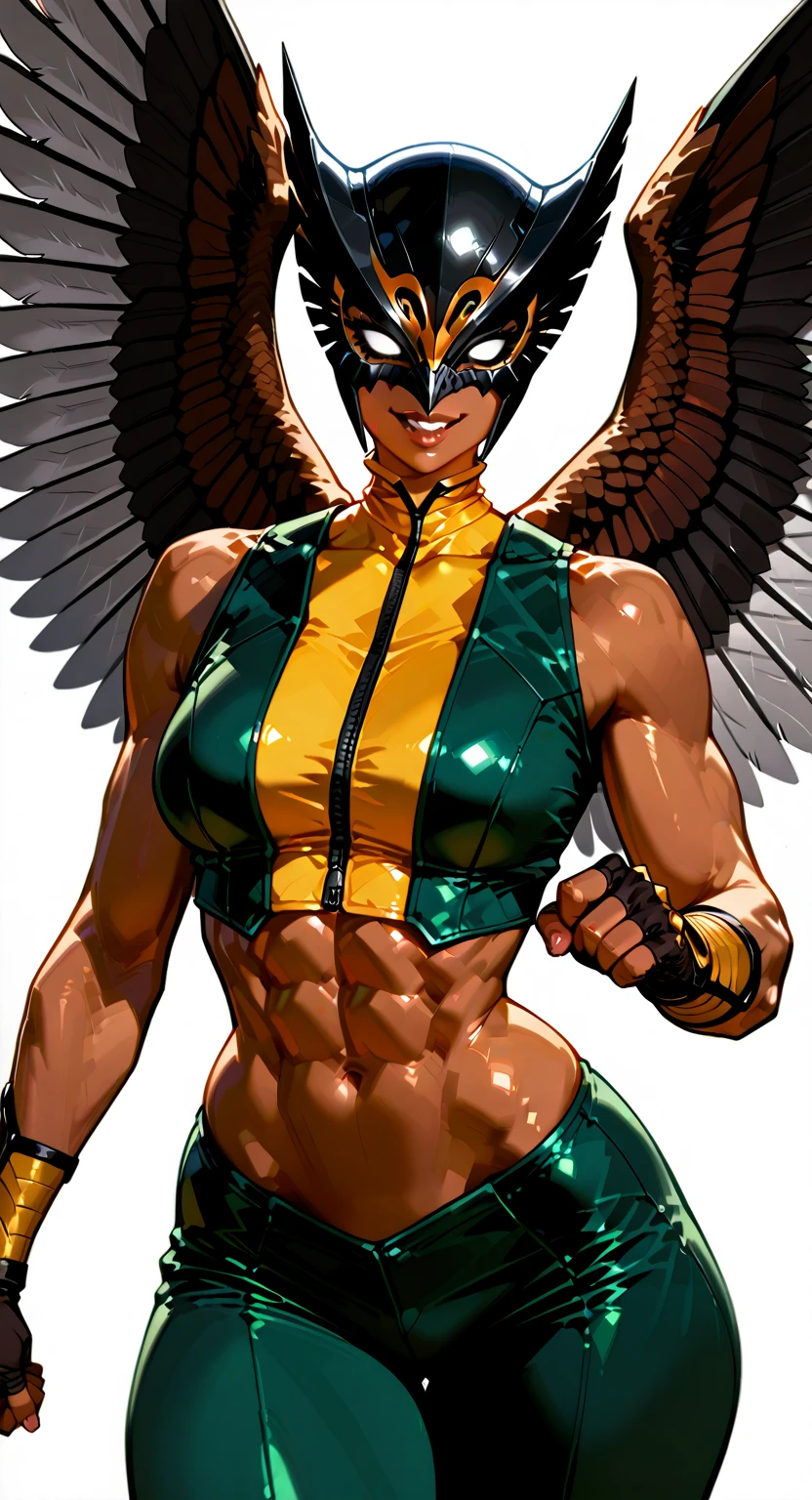 Muscle girl, dark-skinned woman, big chest, wings, happy,, , panties,, portrait, 1character, full body, walking, ,village, farm, , forest,flipflops,blond hair, revealing cloth, leopard cloths , barbarian,wings, fake animal ears, light smile, ear blush, fang, Surrealism, drop shadow, anaglyph, stereogram, tachi-e, pov, atmospheric perspective, Romanticism, Renaissance, 8k, super detail, ccurate, best quality, best quality, high quality, super detail, anatomically correct, UHD, retina, masterpiece, textured skin, ccurate, high details, award winning, highres, 1080P, HD, 4K, staff holding, angel wings, panty, walking,red eyes,,tribal skirt,