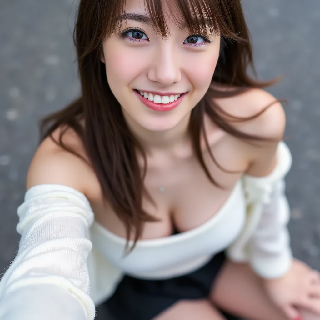 Highest resolution, 4K, Masterpiece: 1.3), A Japanese milf, Sexy: 1.1, fine eyes, Slender figure, Realistic teeth, double eyelids, full body, best quality, detailed, at the city, feminine fashion