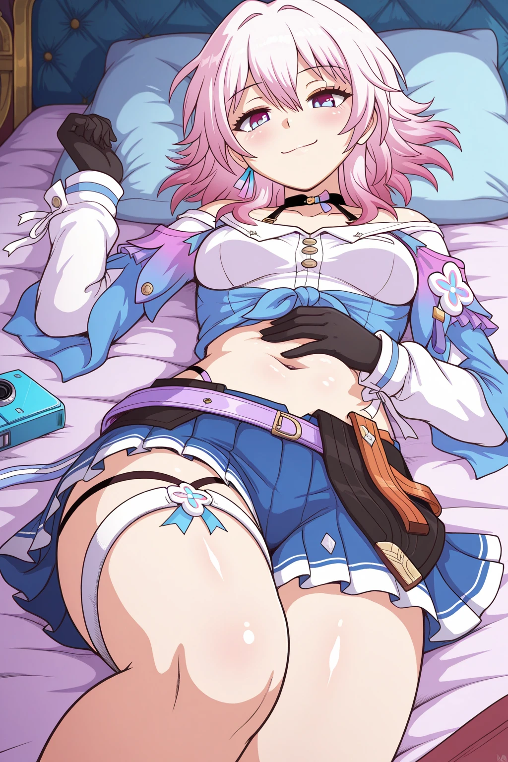 nsfw,((one man and one woman,having sex)),riding on top of a naked man,Satori Komeiji,Touhou Project,heart, short_hair, hairband, pink_hair, third_eye, pink_eyes, blush, hair_ornament, heart_hair_ornament,Smile with open mouth,simple background,Top image quality,Masterpiece