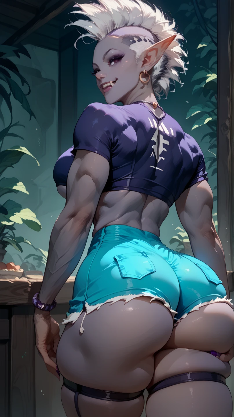 woman (squatting down), (no onsen),((golden tattoo covering the body:1.4)), big fit ass , flower ribbon, (pink  hair), detailed face details, (thick body: 1.4), (curved:1.35),curved physique, 1 girl, Kale, voluptuous, penis big fit ass, Show Penis, huge manly penis, huge viril long penis, long penis, massive penis, pink  hair, woman