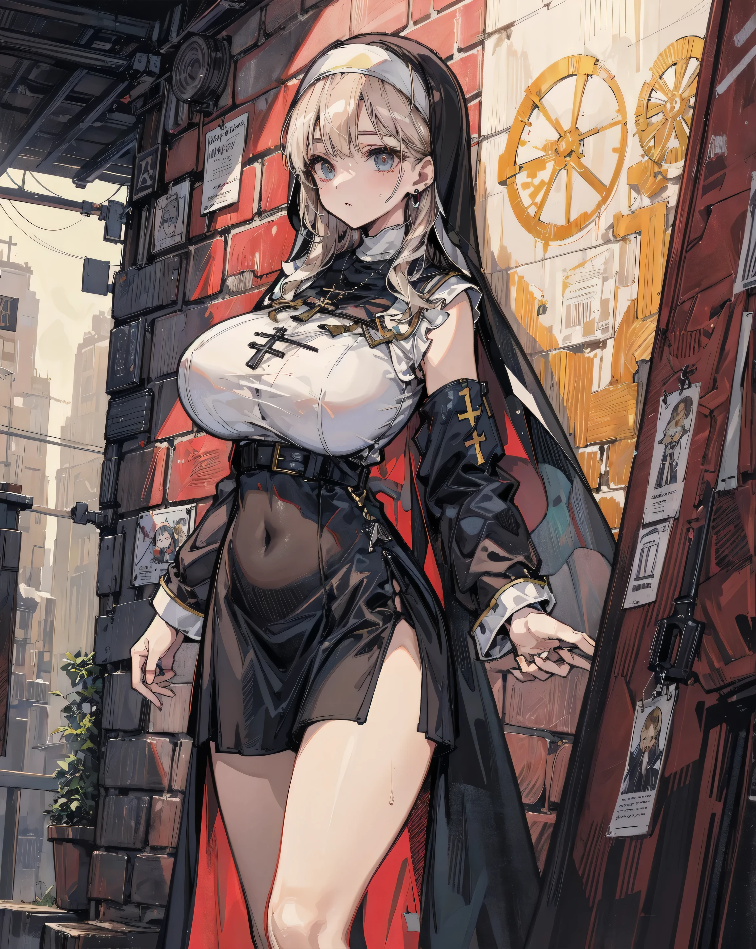 master piece, high quality,
perfect human structure, perfect hand structure, perfect finger structure,
1girl, solo,
perfect body, large breasts,
blond hair, long hair,
blue eyes, looking at viewer,
black kimono, breasts cleavage,
ring necklace
one hand on hip,
cowboy shot,
out door, (huge-tits:1.7), Erect nipples, exposed breasts 