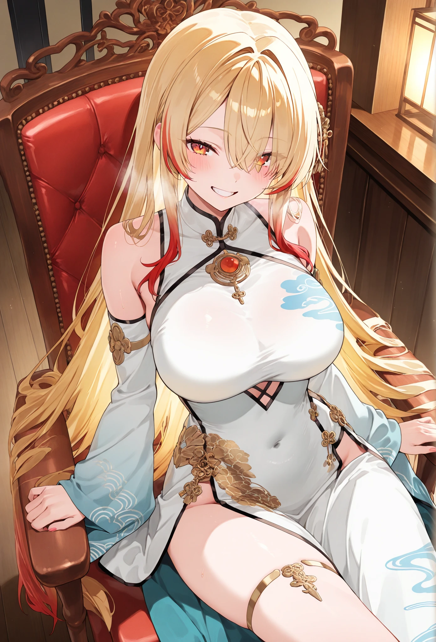 Paizuri, 1girl, 1boy ,pov, penis between the breasts, breasts squeezed together, hot and cool girl, military style girl, cleavage, titfuck training, sweat, sweaty, wet penis, military girl