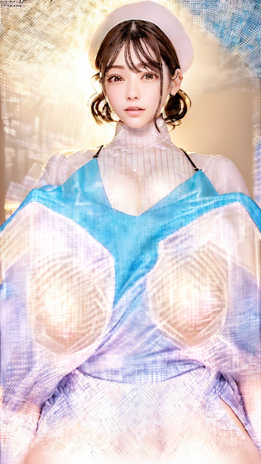 (masterpiece: 1.3), (Maximum resolution: 1.2), (Ultra HD TV: 1.2),(((The whole body is visible))), 8k resolution, Room at home、Perfect Style, , Anatomically correct, 、 (Embarrassed look: 1.2),