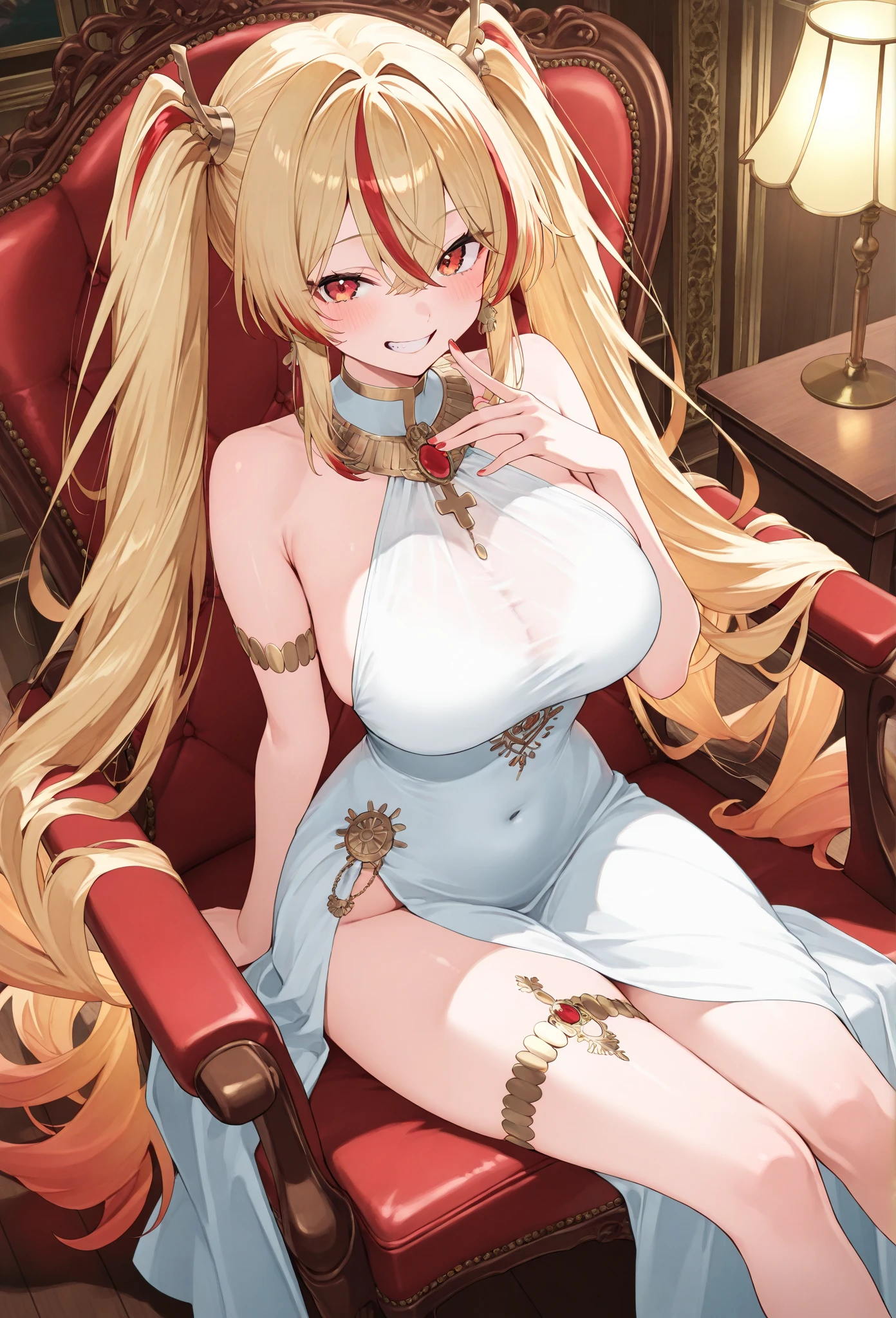 ((Anime Art Style)),(masutepiece),(Best Quality), (Super Detail),((Very delicate and beautiful)),(((Solo))),(Beautiful embroidery and jewelry、One princess in a gorgeous rococo ball gown dress with voluminous full-length hoop skirts and tuck-up skirts)),Royal Bedroom,(((Dress skirt lift yourself))),((((Golden panties with gorgeous embroidery and jewelry lace,)))),Garter Belt,Focus Panties,((bling bling)),Long Train,(Glitter Gorgeous Gemstone Jewelry),Detailed face and eyes,Eyes Like Gems,cry,((embarrassed)),((Large amount of straight hair,Very voluminous、Very long hair,Very long straight hair)),(((Colossal tits,Long Boobs))),cleavage,(gorgeous embroidery and lace),Gorgeous corsage,See-through,Very gorgeous hair ornament,Tiara adorned with glitter and very gorgeous jewels,ornate ruffles,(hoop skirt,crinoline),((Angle from below)),Looking at Viewer,((Full body)),((Very gorgeous rococo ball gown dress with beautiful embroidery and jewels and voluminous full-length hoop skirt、((((((I'm、masturbation、Thigh opening、No Underwear)))))))),
