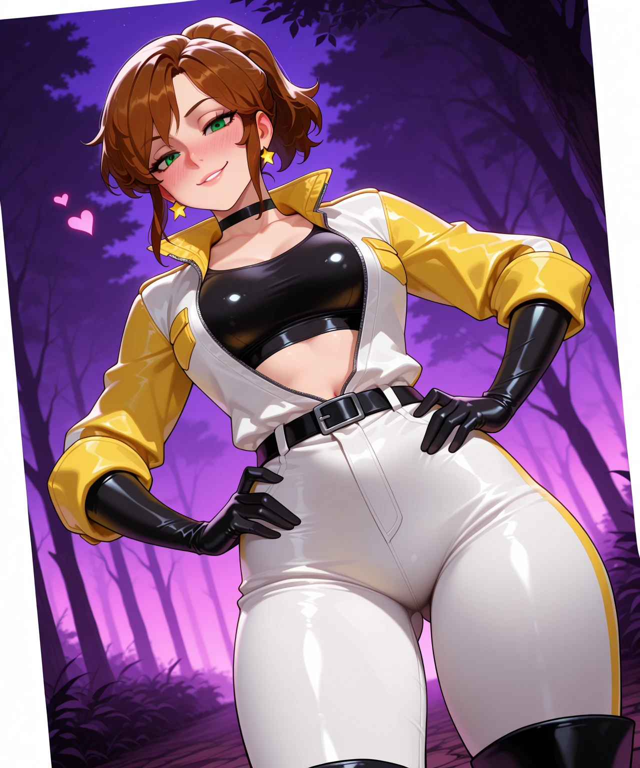 nsfw, masterpiece, best quality, ultra detailed, absurdres, illustration, 8k, detailed shadows, indricate, 
casino,
(naughty :1.3),(slut:1.25),(vulgarity:1.25), 
short hair, shiny hair, brown hair,  hair ornament, (hair clip:1.1),  
animal ears, orange leotard,  playboy bunny, translucent bunnysuit, see-through, rabbit ears,  fake animal ears, wrist cuffs, bare shoulders, strapless leotard, pantyhose,  black pantyhose,  
1girl, tachibana hibiki (symphogear), solo,textured skin,  (shiny skin:1.2),shiny clothes,orange eyes, medium breasts, skindentation, 