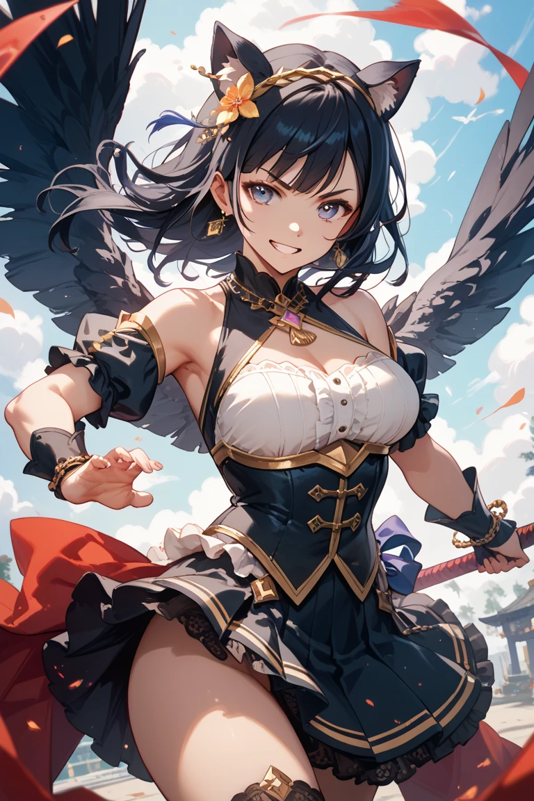 battle mech,(blonde girl),(huge ponytail),shining blue eyes,blue light energy long sword,Milky Way,mechanical and exquisite,((blonde beauty))private parts details,Mecha wing,elegant,blue mech,shining blue eyes,(stocking heels),land,mechanical and exquisite,private parts details,Mecha wing,elegant,wood々,have hands and feet,angle,angle,Hugeness,Wind,It's hazy,Mecha's eyes glow blue,blue mech,shining blue eyes,Grip a sword of delicate light energy,null,mechanical and exquisite,private parts details,Huge Mecha wing,elegant,wood々,have hands and feet,angle,angle,Hugeness,Baiyun,It's hazy,Mecha's eyes glow blue,private parts details,Winds of the future,sacred,cavalier,battle mech,shining blue eyes,blue delicate sniper rifle,null,mechanical and exquisite,private parts details,Huge Mecha wing,elegant,wood々,have hands and feet,angle,angle,Hugeness,Baiyun,It's hazy,Mecha's eyes glow blue,private parts details,Winds of the future,sacred,cavalier,face is clear,Face wearing mask armor,master painting,best quality,official art,very detailed CG Unity 8K 壁紙,brighter light,(particles of light,(figure)(color)Good looking,perfect,((graphic painting)),(heavier stroke)),(thick line),best image quality,master painting,filigree,long eyelashes,(((silhouette))),very detailed背景,tulip,banana leaf,lily,dew,date palm flower,dragon,light white off shoulder dress,speckled sunlight,(people々close-up of),((超highest quality)), ((非常にmasterpiece)), ((super detail:1.4)), ((Super realistic 3D)), dragon warrior girl, Machine body, Dynamic action poses in battle scenes, Very complex and heavy fighter mechanical weapons, 濃密でComplexスチームパンクと濃密なゴシックロリータを融合させたオフショルダーファッション, Complexスチームパンクなヘッドギア, very thin long legs, above the knee mechanical boots, Fluttering lace flare mini skirt, Beautiful big breasts pointing upwards,somewhat long, Windになびく垂直巻き毛の銀髪,Countless shining large spheres flying around,Many sparks cross and fly,Countless neon signs rained down from magic-evoking gestures,Steampunk Factory,Complex and precise mechanical ruins,Very dark night background,Very dramatic and cinematic lighting。1peopleの女の子、night city、rain、kimono without sleeves、black haired、Holding a weapon with blood on it、look at the camera、Cherry blossoms are dancing,Unusually resistant、blush、Looks distressed、shrine maiden、Valkyrie、angel wings、belly button、side boob barbosa、Complex、particles of light、thighs thighs thighs、shiny skin、perfect lighting、1peopleの女の子、looking at the viewer、winged hat、pelvic curtain、A smilee、(masterpiece)、(highest quality)、very huge breasts、maternal、porcelain skin、very long hair、wavy hair、royal sister,woman,Queen,putting on a crown,周りにはたくさんの金colorの稲妻があります,sit on the throne,Bangs cover the eyes,Black Suspender Socks,Black Lace Top,,High jump,Grab Erlang's leg,,Black Silk Top,既婚woman,mother's,domineering,smile,the corners of the mouth are raised,Red and gold eyes,Black silk erotic underwear,black top,Black Silk Gloves,I have a gorse tattoo on my chest and thigh,腕には金colorの龍の鱗がたくさんあります,首には金colorの龍の鱗がたくさんあります,bright eyes,dragon eyes,Snake's Eye,Upright pupils,服に金colorの縞模様があります,服に金colorの模様があります,靴下は金colorの模様をしています,tall,胸の外側をdew出させる,Twisted blade hanging over the shoulder,Breasts get bigger ,With elongated dragon horns,Giant Golden Dragon Wings,Giant Golden Dragon Wings,体と同じくらいの大きさのGiant Golden Dragon Wings,体は巨大な金colorのドラゴンの羽で覆われています,Golden pupil,Just a pair of wings,large wings,The biggest dragon wings,The biggest dragon wings,首に金colorの鱗があります,Fingers are golden dragon claws,The elongated tail of the golden dragon、1peopleの女の子、night city、rain、kimono without sleeves、black haired、Holding a weapon with blood on it、look at the camera、Cherry blossoms are dancing,強いbest quality, (very detailed: 1.5), table top, Super high resolution,(photo-realistic:1.4), 1 beautiful girl, cowboy shot, (Wear battle armor:1.4), (Wear Battle AR