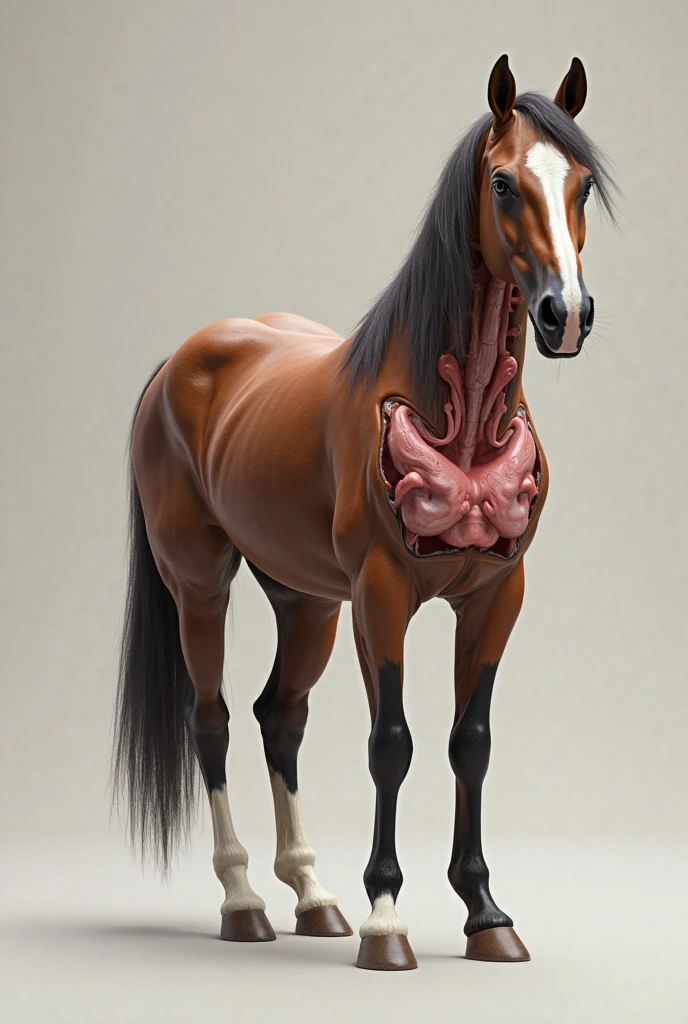 Horse breeding and genital part