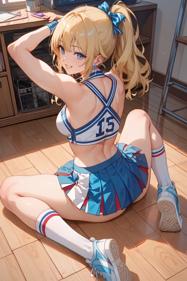1girl, masterpiece, best_quality, 1girl, solo, link, cheerleader, cheerleader_link, <lora:Viv:1>, perfect eyes, extremely detailed face, cameltoe,  <lora:cheerleaderLinkRead_cheerleaderLinkV1:0.6>