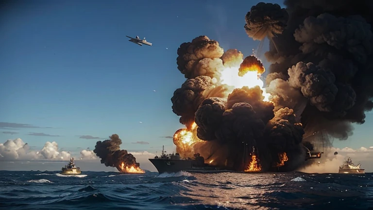 War, Jungle, Vietnam war, explosions, bombs, jungles, jets, helicopters