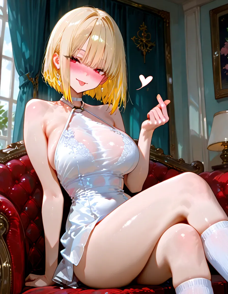 surdres, (masterpiece, best quality), (ultra-detailed), extremely detailed, super high resolution, (Top Quality photorealistic Illustration), (Super Definition), (best quality,masterpiece:1.0),(cute illustration:1.3), (high Saturation:1.2), highres, ultra-detailed, 32k,8k resolution, intricate details, cinematic scene, detailed background, detailed background,(masutepiece:1.2), (Best Quality:1.2), hyper detailed illustration, beautiful artwork，(Extreme detail CG Unity)， (8K Wallpaper)、(exquisite lighting and shadow)、(highly dramatic picture)、(cinematic lens effects),strong light coming in, BREAK (dynamic angle:1.6), (close to viewer:1.6)(lie down on the bed:1.6), BREAK 1 girl, (us1),blonde hair, purple eyes, (straight hair:1.8), short hair, short bob cut, cute girl, (round face:1.6), (baby face:1.6), (kawaii:1.6), (cute:1.6), (loli face:1.6), (round eyes), (ultra-detailed brilliant big eyes), (large pupil), ((shiny skin)), ((pale skin)), (shy), (blush), smile, BREAK BREAK (completely nude:1.8),medium breasts, (small nipples:1.2), (small areolas:1.2), spread her female genitals:1.6, spread female private:1.6, (spreads her legs:1.8), (spread pussy slightly:1.8),(smile:1.6),
