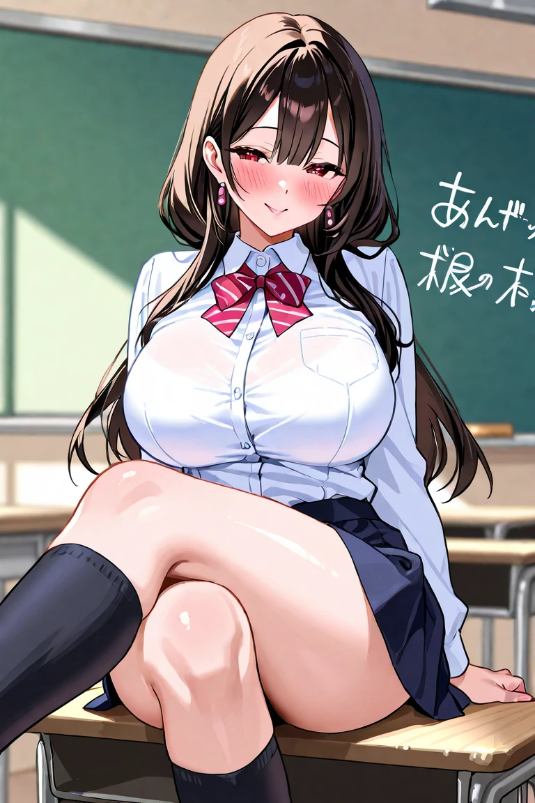 Large Breasts、Sweaty ass、Big Ass、One Woman、One Man、Many people々、beautiful girl、high school girl、Wavy long hair、Condescending face、Large number of guests、School、classroom、Sailor suit、Short pleated skirt、16 years old、Looking down at the viewer, Long Hair, Highest quality, Focus on the thighs, smile,sexy patterned panties、Plump thighs、Big Ass 、Large Breasts、 Black Hair,My thighs are steaming between my legs 、Sweaty panties、Angle from directly below、Spread your legs、Acme convulsions、Obscene sound effects、Naughty sound effects、Sweaty crotch、Sit on a chair with your legs open、Spread your legs wide、Amazon Position、Panty close-up on the big screen、My crotch is sweaty、Waist heko