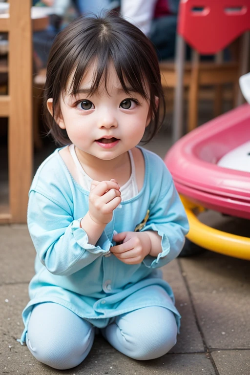 A cute little baby