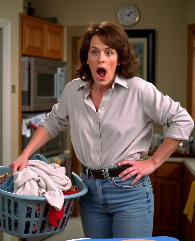 still from a 1970's movie, cinematic, woman, ((pee stain, peeing self)), (pee), standing, looking at camera <lora:PeeingThemselfV2_0:0.7> <lora:Real_Wetting_Self:0.7>