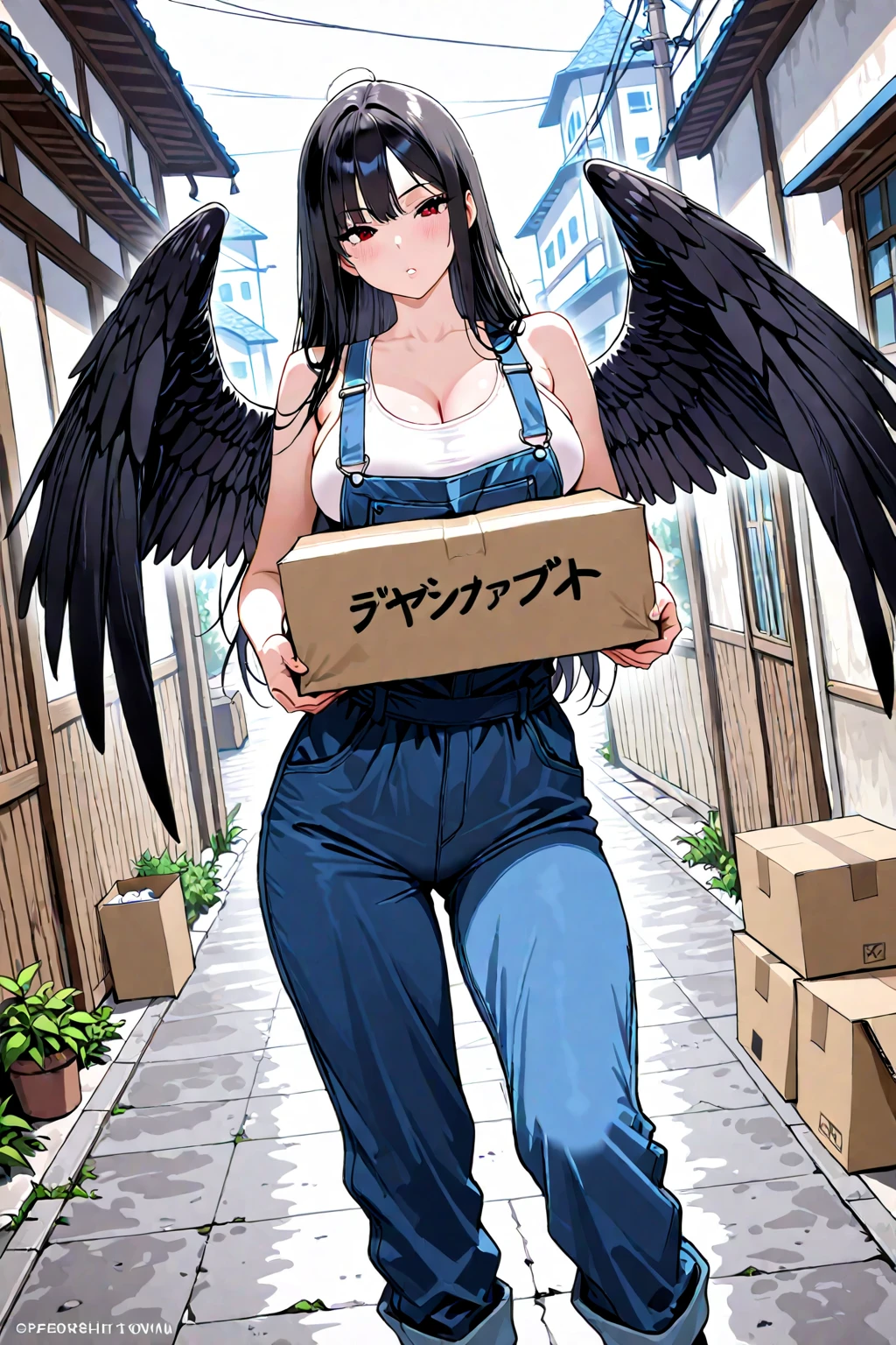 hasumi \(blue archive\),1girl, solo, halo, black_wings, blush, white_footwear, mole_under_eye, pantyhose, full_body, alternate_costume, white_background, large_breasts, looking_at_viewer, simple_background, necktie, holding_clipboard, black_feathers, boots, feathered_wings, nurse, black_choker, short_sleeves, zipper_pull_tab, pink_dress, sweatdrop
<lora:hasumi_(blue_archive)_image2580_2023-11-26:1>halo. gorgeous,key visual, vibrant, studio anime,award-winning, professional, highly detailed,high budget, cinemascope