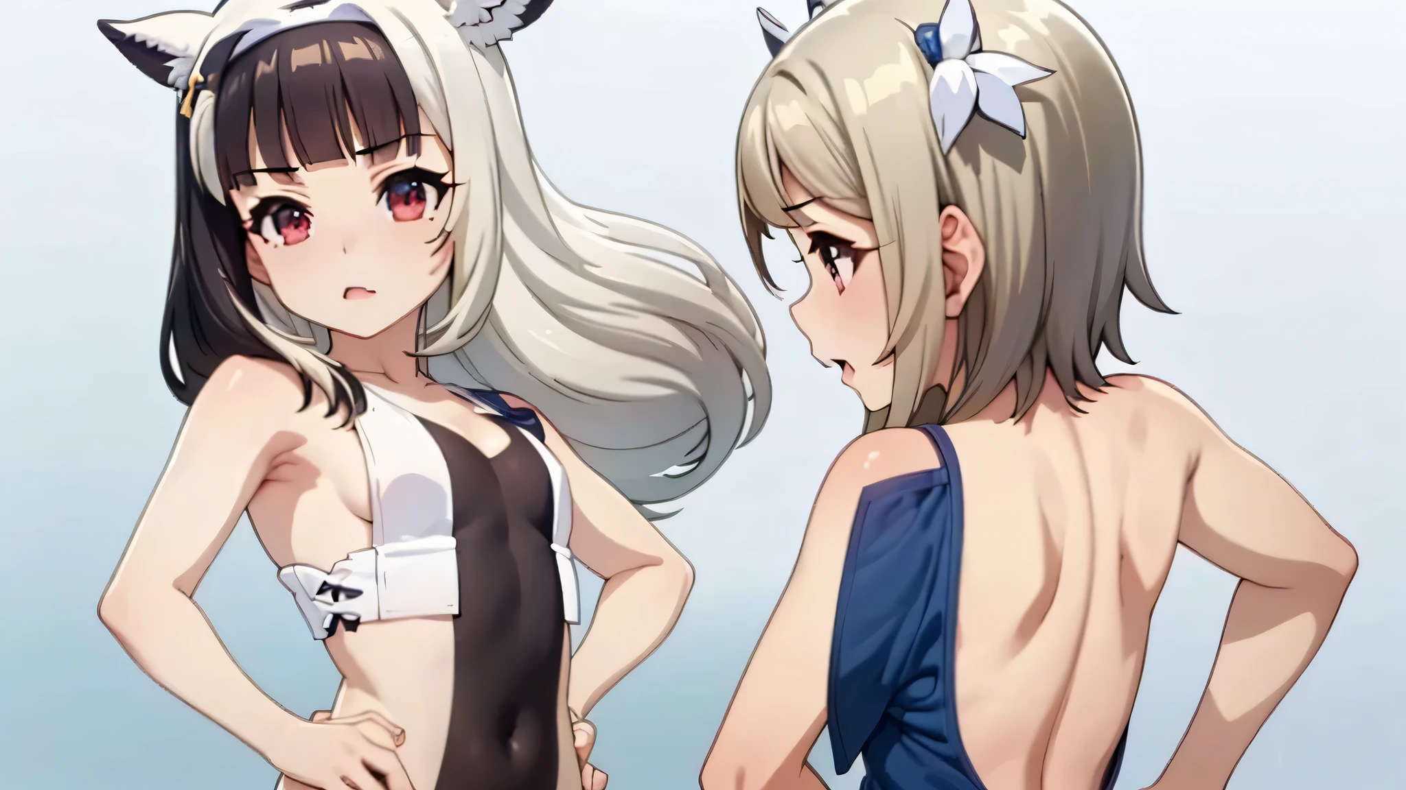 White-haired girl drawn in high resolution Japanese anime style、Group of women taking photos in bikinis, Bikini Model, , A young and cute gravure idol, Posing together in a bra, Russian and Japanese mix, sakimichan, Asian woman, Wear a swimsuit, that&#39;that&#39;that&#39;that&#39;that&#39;that&#39;that&#39;that&#39;that&#39;that&#39;that&#39;that&#39;that&#39;that&#39;It&#39;s hot with the shining sun, Japanese Model, Cute Core, sakimichan hdri, Young Gravure Idol, Chubby