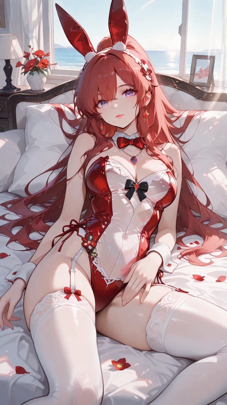 solo person，Virgin，The horns of the succubus，pyjamas，transparent costume，see-through sleeves，Enchanted，Soft fabric，divino，gentle expressions，Suspenders，adolable，Being in love，warm