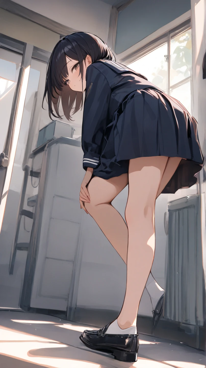 open legs