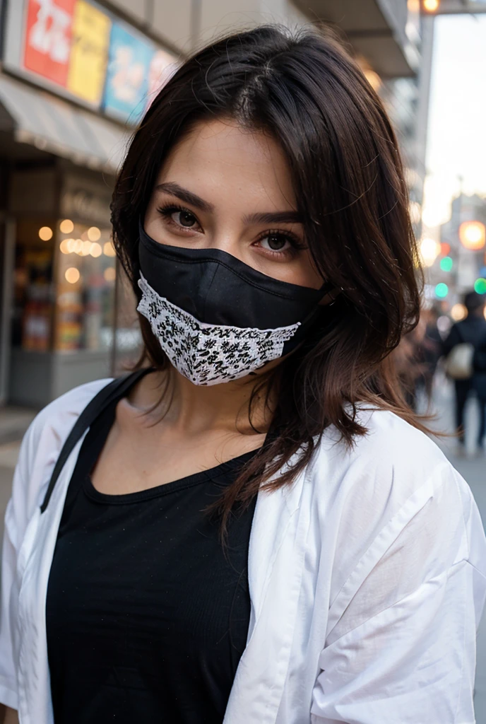 Rose-patterned masks are elaborately depicted,Delicate skin,Blue charming eyes,watered eyes,Delicate blonde high ponytail girl,Sailor's cap,elvish ears,Soft light and shadow,best quality wallpaper,ultra HD picture quality。