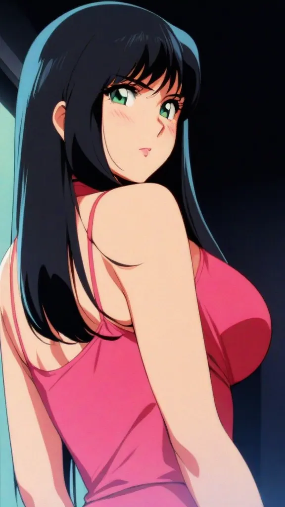 (Best quality:1.3), himejima akeno, black ponytail, large breasts, cleavage, off shoulder jacket, bikini, shorts, smiling, (pov), street background