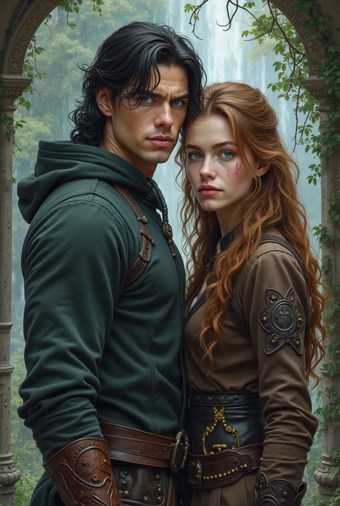 Viking couple with Nordic traits --auto