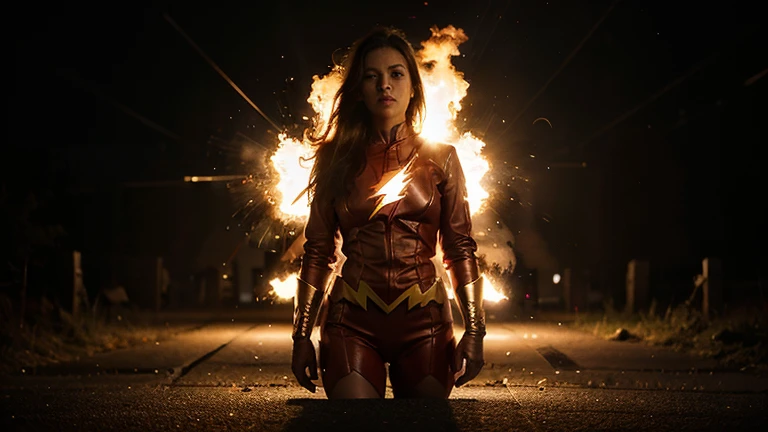 Hot Teens titans star fire character in latex