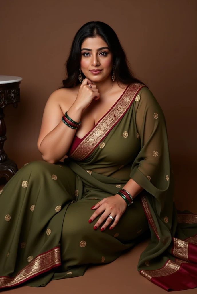 Realistic Representation of Savita bhabhi, sexy Savita aunty, tempting figure, busty aunty, goddess of lust, cougar lady, mommy, mommy figure, bulky figure, big milkers, deep cleavage, juicy fleshy figure, heavy bust, heavy hips, doodhwali, sizzling hot, Nextdoor aunty bhabhi , unsatisfied housewife, chubby aunty, sweat, oiled body, irresistibly hot, inspired by famous Indian adult comics by amarshrostha, Foto RAW, photorealistic, photography, full body shot, 50 years old Woman, master shot, perfect eyes, goddess like beauty, pierced eyes, perfect thick chubby mallu Desi aunty bhabhi, Wearing a Stanapatta, a chest-band.Saree model, model Photography, Indian saree shoot, Indian traditional wear advertising photography, traditional wear brand shoot, face of Indian actress Sonakshi Sinha, masterpiece, realistic,realism,incredible details,pleasure,photorealism, detailed skin,skin pores, high contrast, photorealistic Artstation 8k HD digital art trend of high definition and detailed realistic skin texture,ultra detail, realistic skin texture, armature, best quality, ultra high definition,(photorealistic:1.4),high resolution,detail,raw photo,sweat, Re sharp, by Lee Jefferies Nikon D850 Film Stock Photo 4 Kodak Portra 400 Camera F1.6 Lens Rich Color Ultra Real Realistic Realistic Textures Dramatic Lighting Unreal Engine Trending at Art Station Cinestill 800,(pele altamente detalhada: 1.2), 8k UHD, DSLR, soft-lighting,alta qualidade, grain of film, Fujifilm XT3,she didn't like to wear blouse or bra, intricate, she is happy to wear only saree, she hates blouse or bra, detailed hairy armpits, hyper realistic skin, skin pores, veins,wet body,premium ethnic jewellery,hyper realistic sweaty body,sweat,veins,detailed hairy stubble armpits, hyper realistic hairy armpits,low waist saree,deep juicy navel, insane details,stretchmarks,moles on breast, freckles 0.1,sensual desire,erotic fantasy,busy housewife,very busy in house chores,kaamwali aunty,alluring figure,thick arms thighs