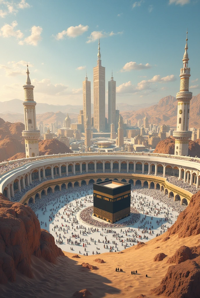 Makkah Al-Mukarramah in a very beautiful and enjoyable atmosphere