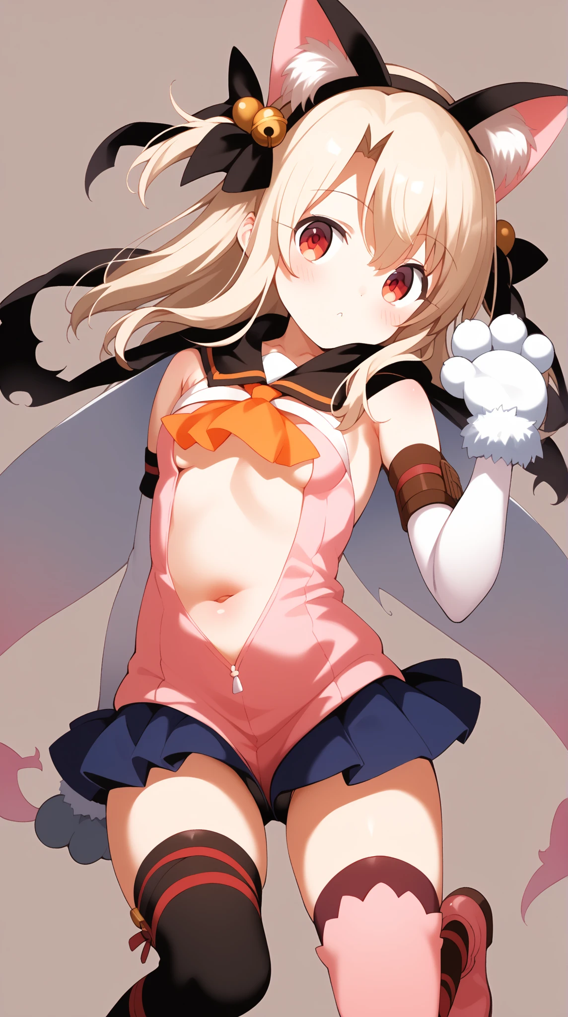 Haruka_城市, 8K，), Perfect lighting, suns rays, Masterpiece, Perfect lighting, Masterpiece, Professional lighting, Detailed face, 1girll, Adorable, Very cute，Tiny，The girl was laughing，having fun，ass big，The graphical curve is very good，showing armpit，Raise your hands，Exposes both armpits，Armpits，Stirrup pants，Be red in the face，spread their legs，squatting on the ground，No shoes on，The toes are nice to look at，The soles of the feet can be seen，The soles of the feet are beautiful，The soles of the feet are a bit dirty，Very sexy，Love habits，Foot fetish，dress,Wide sleeves, white thighhighs, (toeless legwear:1.1), crouched, Spread legs, (Skirt lift:1.1), anklet, bow