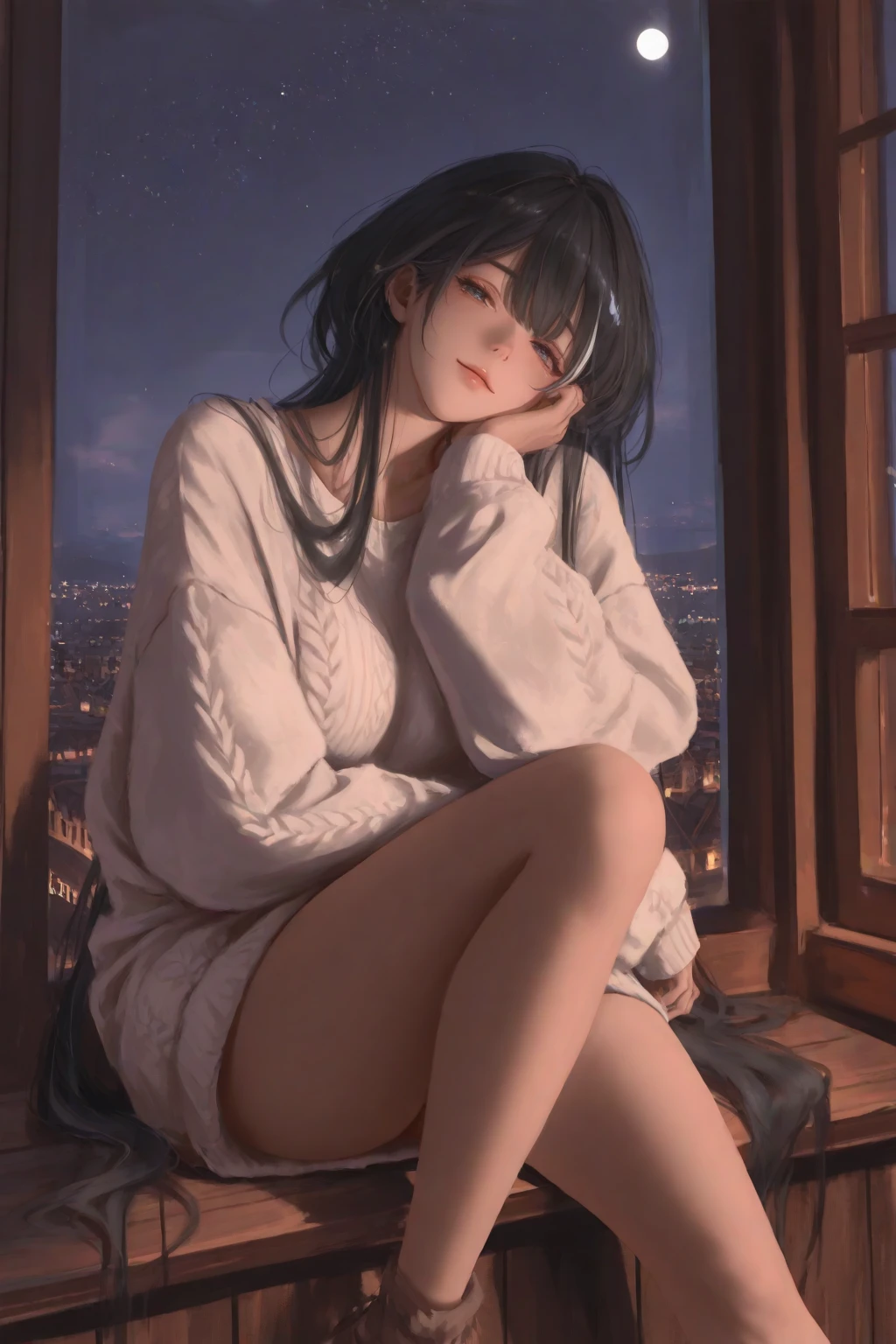 The cold night was all around me
There is not a single light, there is not a single person waiting
Only the night is still the same
Is the person waiting for me still sitting in front of the window
Bring a few lines of tears to welcome the morning dusk --auto --s2