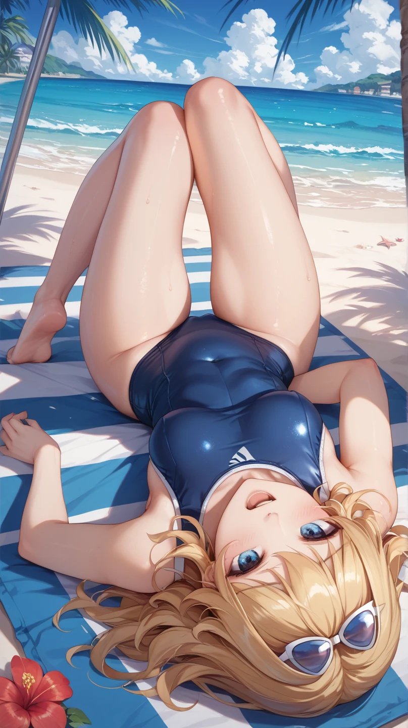 There was a woman lying on her stomach,Lie on a green lounge chair in the water, detailed shot legs-up, anime barbie in white stockings, highly detailed giantess shot, Wet swimsuit(((Ray traching,Octane rendering surrealism,unreal-engine,Perfect composition, perfect rendering))) (innovative design,动态照明,Dynamic photography,perfect angle,Perfect view),((Harajuku Perfect Sex Club)) 8k,trending on Pixiv trending on civitai,Erotic hentai pose,perfect pose with,, realistic bikini, Shiny white skin, a macro giantess, Shiny wet skin!!, legs taking your pov, detailed legs looming over you, swimsuit, overwatch tracer in a bikini