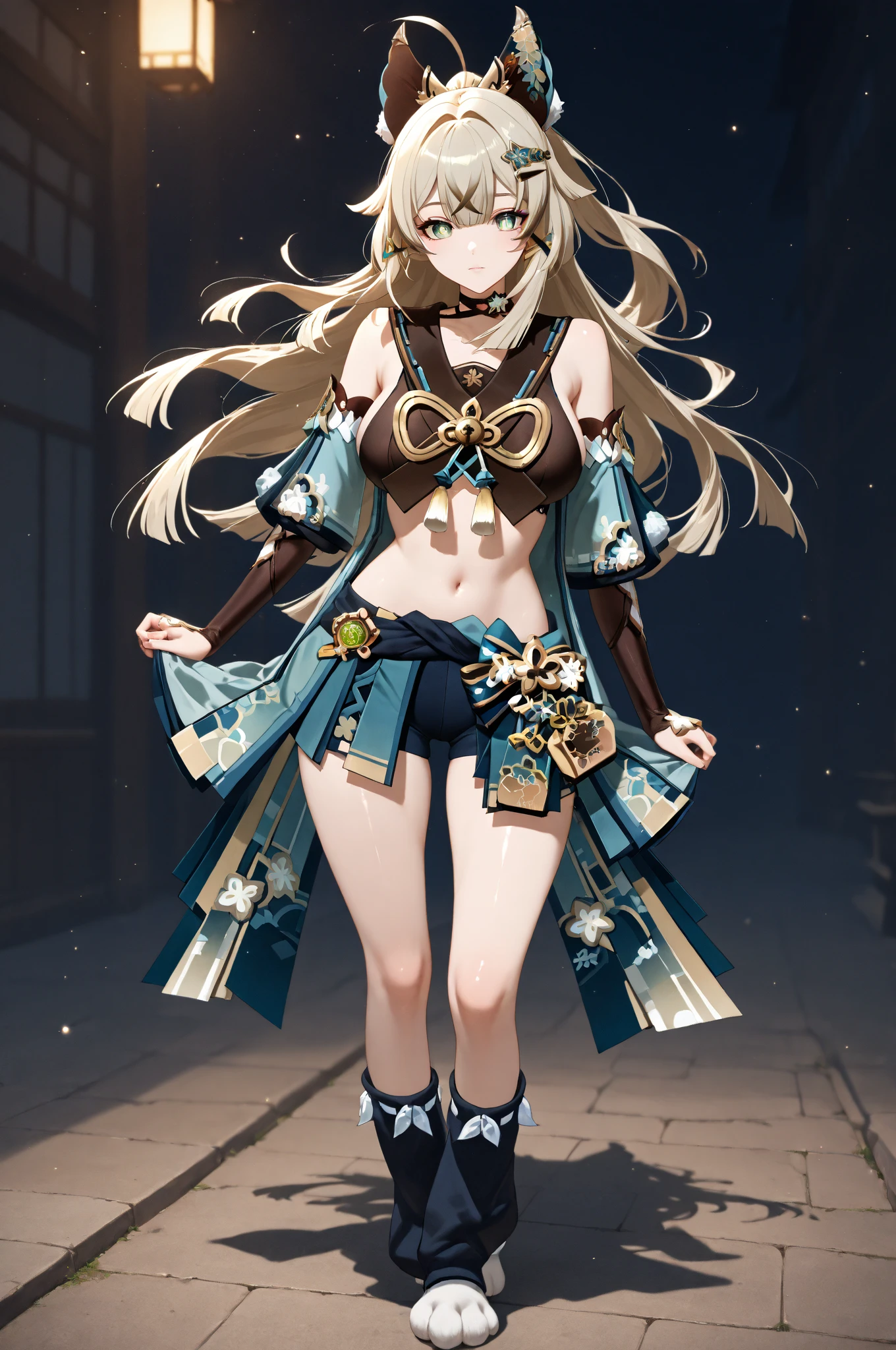 masterpiece, best quality,1girl,simple background, standing, (kbxll:0.8)