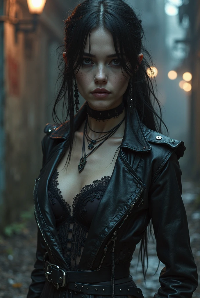 Ultra realistic, super realistic , lifelike, black metal princess , girl, rockstar, perfect hourglass body, perfect breast, full body shot, freckles, braces