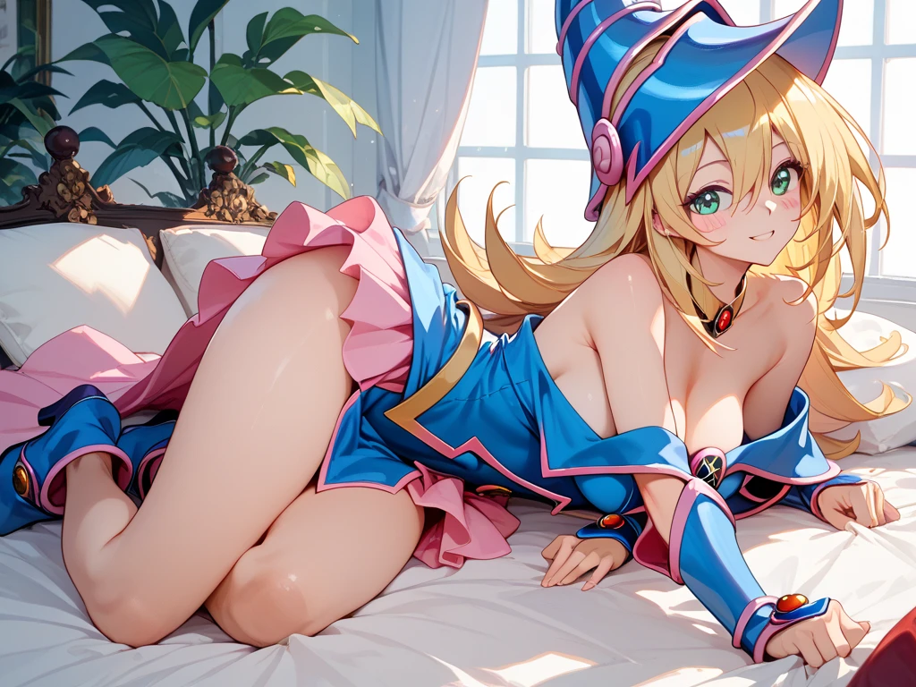 Best Quality, 8k , High resolution,masterpiece:1.2), (ultra detailed), (naked) (unclothed) (naked) (NSFW is not safe for artwork), (dark magician girl) (Yu-gi-oh setup), (pose sexual), (realist,photorealist,fotorrealista:1.37), (HdR,High Definition), (portrait), (vivid colors), (long legs), (clearly elongated face), (broad) (Hermosos detailed eyes), (beautiful detailed lips), (extremely detailed eyes and face),(Yellow hair) bright eyes Dynamic angle and posture, soaked in sweat, perspiration, undressing (long eyelashes), (sharp focus), (Physically based representation), (unclothed), (big breasts) (open legs), (intense), (expression of intense desire), (Motion blur), (elegant), (slim figure), (anime inspired), (bright lights), (sexual), (contrasting colors), (mysterious atmosphere), (action packed scene), (Unique style), (Amazing), (elegant), (evocative), (expressive), (Intriguing atmosphere), (giant breasts:1.2) ((Best Quality)),((Very detailed)),masterpiece,absurdities,detailed face,beautiful face,(detailed eyes, deep eyes),(1 girl),((dynamic pose)), (naked) (unclothed) (naked)
