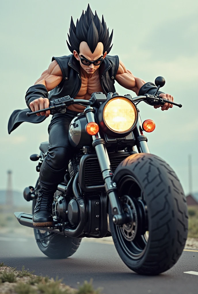 den, rooster bird, male, adult, veiny muscles, defined body, toned muscles, dark black pants, terrorist, bandit, criminal, pirate, serious look, fierce look, small eye, black feathered body, white feathers, den, pig, male, adult, veiny muscles, defined body, toned muscles, dark black pants, terrorist, bandit, criminal, pirate, serious look, fierce look, small eye, black feathered body, white feathers detailed background, wild background, clear weather, realistic, photorealistic, ultra realistic, 8k, bare chest, black nipples, tight crotch, shirtless, utility belt, shiny skin, torso tattoo, long feathers, unbuttoned black vest, riding a white Yamaha motorcycle with smoke coming out of it, in the city,