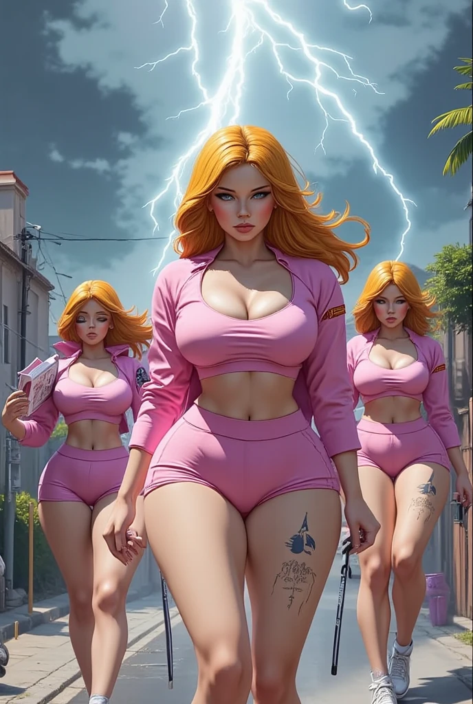 NSFW, 8k, sharp focus, hyper-realism, 5 nude naked beautiful blonde whores with oiled shiny wet skin. HONEY TANNED SKIN. HUGE POUTING LIPS. open mouth. tongue out. Girls pose their sexy bodies for sale. beautiful toned sexy bodies. Perky and pointed young firm sexy tits. swollen puffy pink huge nipples. pink latex fetish. beautiful sexy young faces. long thick golden blonde hair. mouth open, thick lips, horny face. dancing sluts, dancing girls. lesbians. busty blonde sluts in a small city street at night. alley street with neon lights. show butt, ass, ???????. tanned skin. high heeled shoes, handbags, purses, and lots of gold jewelry. Scandinavian beautiful bimbos. 5 young nymphomaniac lesbians ; drunk young prostitutes on the street. city street; DARK TANNED HONEY SKIN. hookers wearing high heels; prostitutes reveal pussies and asses and nipples. swollen huge areola, perfect perky tits, detailed skin texture, thin waist, flat tummy, long thin legs, honey-colored skin, big and beautiful tits,(standing show ass, show arse, spread butt, exposed nude butts, round butts, gap between thighs, firm bubble-butt) (looking at me);7 young beautiful girls,(naked pussy, nipples) (multiple angle view of tits), city street scene; futuristic city alley; huge pale-pink nipples, beautiful faces, realistic faces, blonde hair tied up, toned bodies,(show feet) detailed nipples, beautiful young women, presents ass/arse to viewer; shows her butt, perfect ass white girl, PAWG, , long blonde hair, naked fluffy blonde pubic hair. (standing with high heeled shoes) detailed faces, blue eyes, green eyes, firm tits, naked pussy, naked ass, naked tits, long golden blonde hair, sultry eyes, pouting mouth, horny girls, earrings,(wearing lots of jewelry, body jewelry, face jewelry) (blonde hair tied up); spread pussy, posing naked tits, showing pussy, firm , perky ????? pointed tits. ,(blushing pink cheeks) lac3cut0ut, ??????? spread.