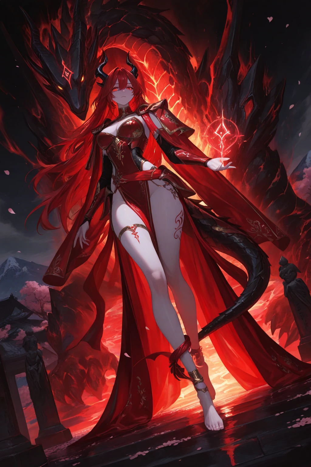 a sorceress of fire making fire dance in a the (storm of rain: 1.3), a most exquisite beautiful sorceress, controlling fire manipulating fire, a woman, dynamic hair color, dynamic hair style, (most beautiful face: 1.3), (ultra detailed face: 1.2), wet hair, wet face, dynamic eyes color, full body shot, wearing dress made of fire, wearing intricate high heels, light make up, dancing in courtyard of a fantasy castle background, ((heavy rain drops: 1.1)), clouds in the sky, (anatomically correct: 1.4), (full body shot: 1.1) , vibrant, Ultra-high resolution, High Contrast, (masterpiece:1.5), highest quality, Best aesthetics), best details, best quality, highres, ultra wide angle, 16k, [ultra detailed], masterpiece, best quality, (extremely detailed), faize