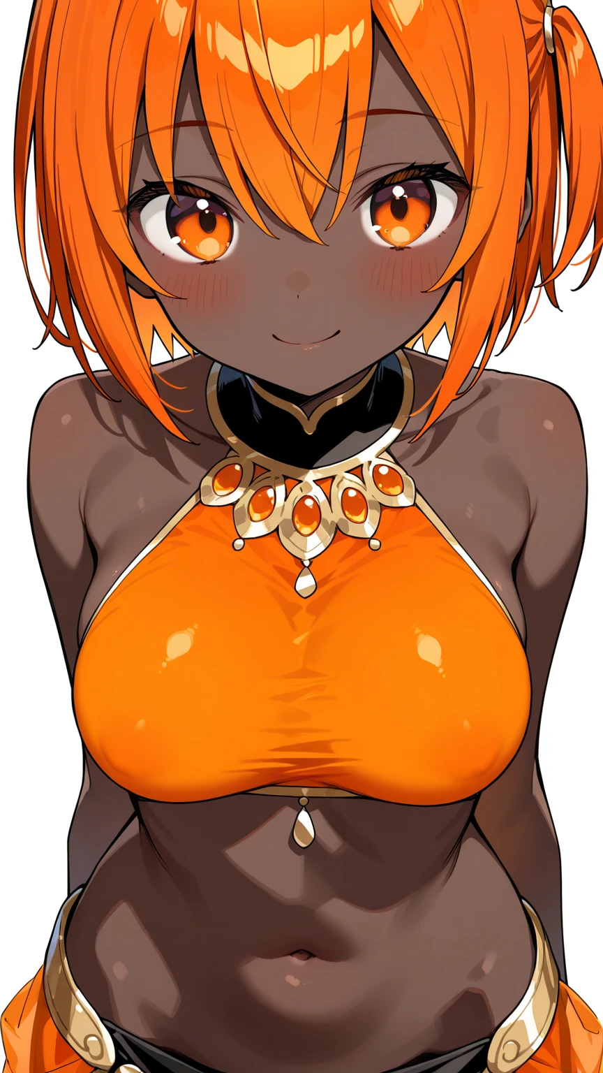 ,Sexy with bikini Costume clothes for medium muscular dark skinned woman, short white hair tied in a ponytail, Eyes red, yellow jacket, black cargo pants, drawing the race: ten mens (with enhanced characteristics Genre: Feminine woman appearance: Dark skin and medium muscular Short white hair spiked up, similar to the style "porcupine hair" eerie glowing red eyes, emanating power Wearing the black jacket characteristic of High-Level Hunters, with gold detailsTight black cargo pants, with black combat boots Accessories: black fingerless gloves, revealing sharp claw marks Magic dagger floating next to his right hand, giving off a slightly bluish aura Lips are smooth or colored, fundo preto Simpler, minimalism, monotonous, paletas de cores Simpler, to clean, sharp designs, fluid silhouettes, skirts and tight pants, high-waisted skirts and pants, vestidos Simpler, shirts and blouses, asymmetric, geometric, Elegant, luxurious materials and designs, Simpler, Minimum accessories, tail((Additional Detail: in the beach setting sitting on a Simpler chair , She is very muscular, Simpler, long breasts, Lumiere, Simpler,Simpler smile details Simpler qualification in details beautiful Simpler round Iris ball ,.(( Additional eye details :forma: Eye shapes vary greatly, but generally have rounded and curvy contours. This softness contributes to the overall aesthetics of the "cuteness" and young people often associated with anime.

Iris: Iris colors are vibrant and varied, ranging from natural tones like brown and blue to fantasy colors like pink, green and purple. This variety contributes to the creation of visually appealing and distinct characters...
sheen: Olhos de anime frequentemente apresentam um brilho ou reflexo de Lumiere, which gives them a lively and dynamic appearance. This glow can be used to highLumiere the character&#39;emotion or to draw attention to a specific point in the scene..))