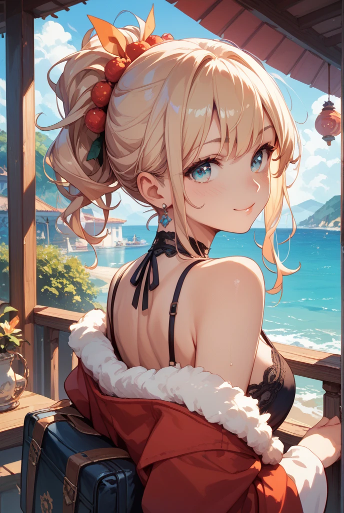 masterpiece,best quality,ultra detailed,
loli,wedding dressflat chest,twintails,fucked silly,ong hair,parted bangs,hair pulled back,hair intakes,blonde hair,delicate beautiful face,seductive smile,bare shoulder,barefoot,red ribbon,
cowgirl position,beach