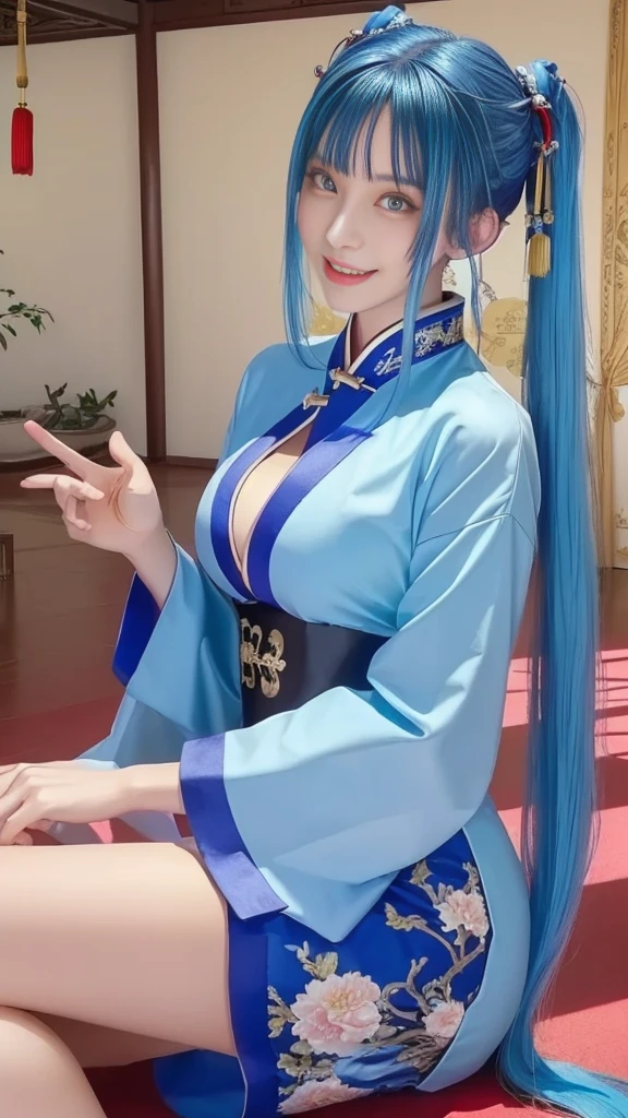 ganyu \(genshin impact\), <lora:ganyuGenshinImpact_offset:1>(realistic:1.5),photorealistic, octane render,(hyperrealistic:1.2), (photorealistic face:1.2), (Masterpiece), (Best Quality), fantasy, extremely detailed, intricate, hyper detailed, (perfect face), 1girl, ganyu \(genshin impact\), ahoge, architecture, bangs, bare shoulders, bell, black gloves, black pantyhose, (blue hair), blush, breasts, chinese knot, detached sleeves, east asian architecture, flower knot, gloves, horns, long hair, neck bell, purple eyes, white sleeves, doggy style, full body portrait, extremely beautiful face, medium_breast, lower abdomen,large breasts<lora:dreamyGirlsFace_dreamyFace:0.12>