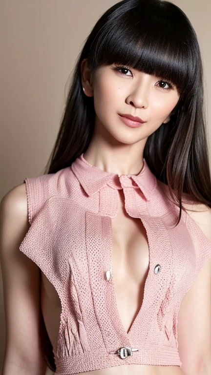 ((Japan's most beautiful mom))、((Super beautiful mature woman))、((Breasts that are too big and slightly saggy))、((Wearing a sleeveless high neck tank top))、((super soft boobs))、((Emphasize your breasts))、((A body that satisfies all sexual desires))、((Too erotic body line))、((Plain but the most erotic body))、((Tecateca's face))、