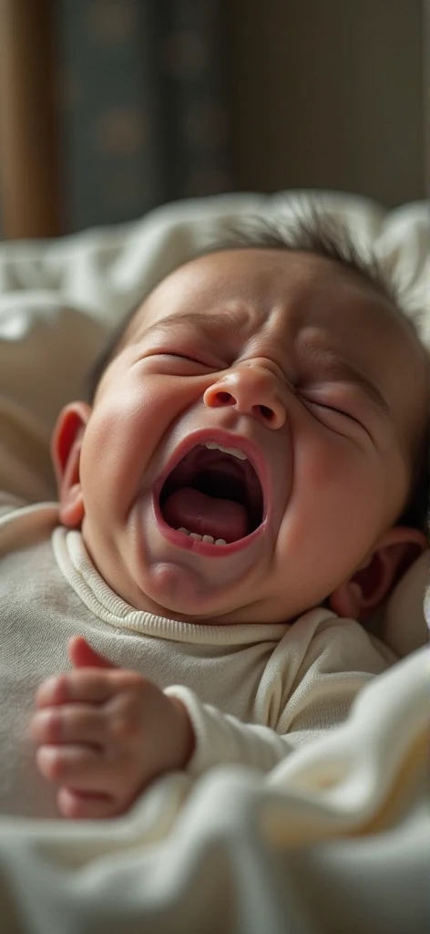 newborn crying
