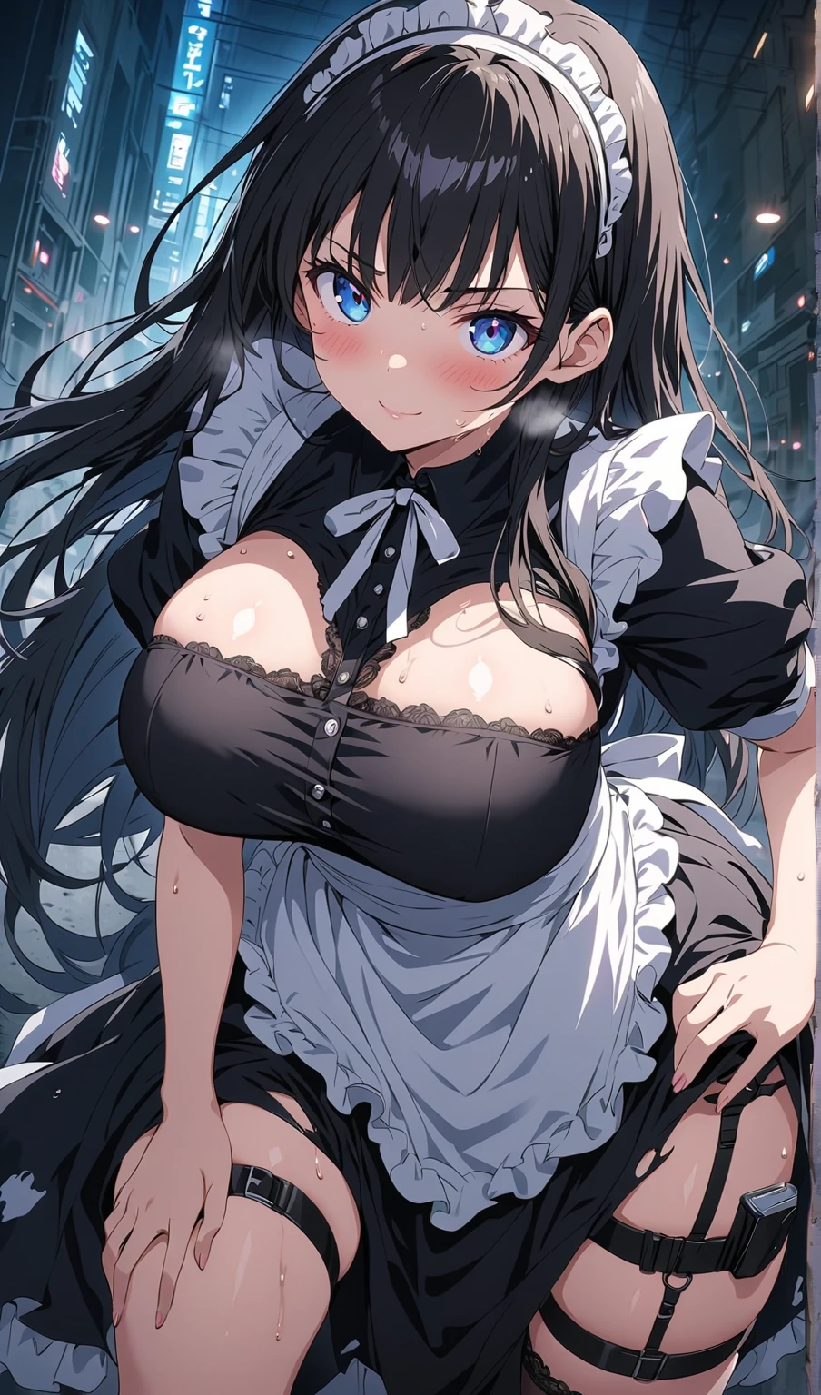 Cat ear　Big Breasts　Cleavage