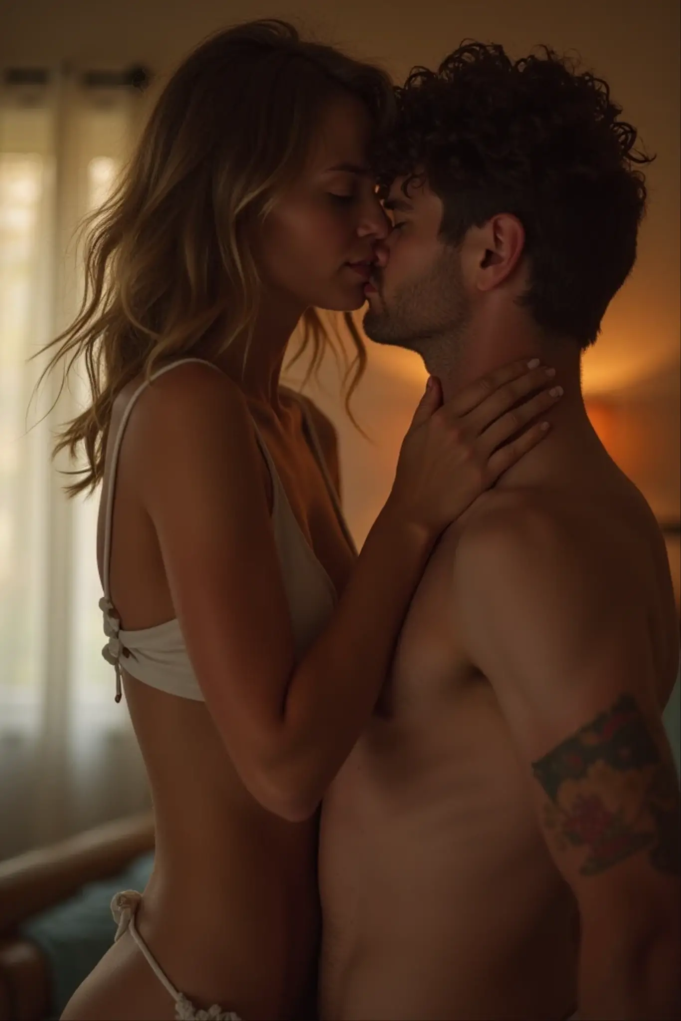 A boy fuck girl in bedroom